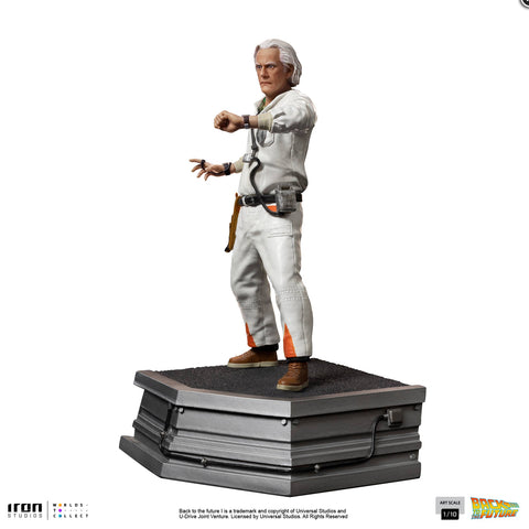 BACK TO THE FUTURE DOC BROWN EP 01 ART SCALE 1/10 STATUE Christopher Lloyd