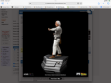 BACK TO THE FUTURE DOC BROWN EP 01 ART SCALE 1/10 STATUE Christopher Lloyd