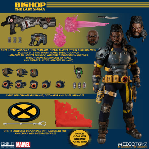 MEZCO ONE:12 COLLECTIVE Bishop Marvel Universe Action Figure