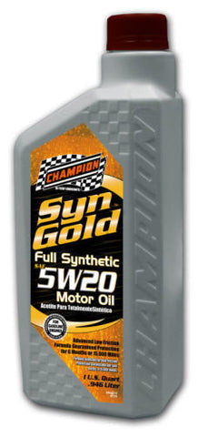 CHAMPION BRANDS 4430H-1 5W-20 Synthetic Oil 1Qt