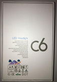 QMPC Performance LED Replacement C6 Headlight bulbs 60000 Hour HID lighting.