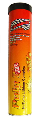 Champion Brands - Poly 7 Red Tacky High-Temp Gun Grease 14oz.