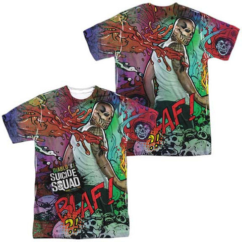 Suicide Squad- Diablo Psychedelic Graffiti T-Shirt