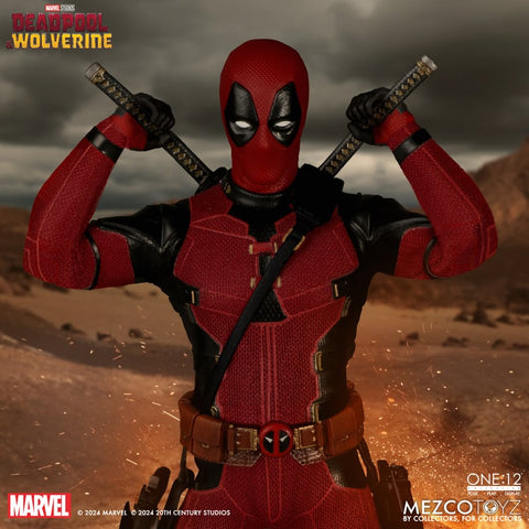 Mezco One 12 Deadpool & Wolverine: Deadpool Action Figure (Authorized Dealer)