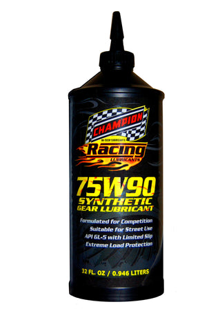 Champion Brands - Racing Full Synthetic 75W-90 Gear Lubricant, 1x1 Qt.