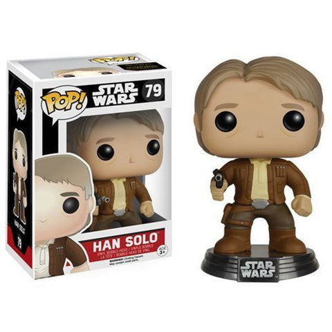 Star Wars: The Force Awakens Han Solo Pop! Vinyl Bobble Head