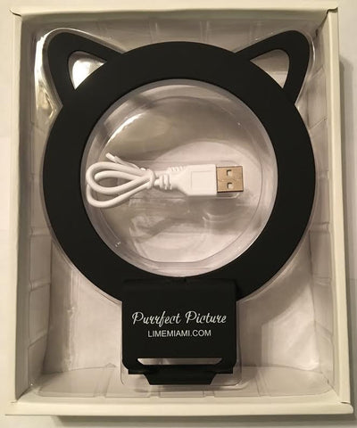 Purrfect Picture Selfie Ring with Ears