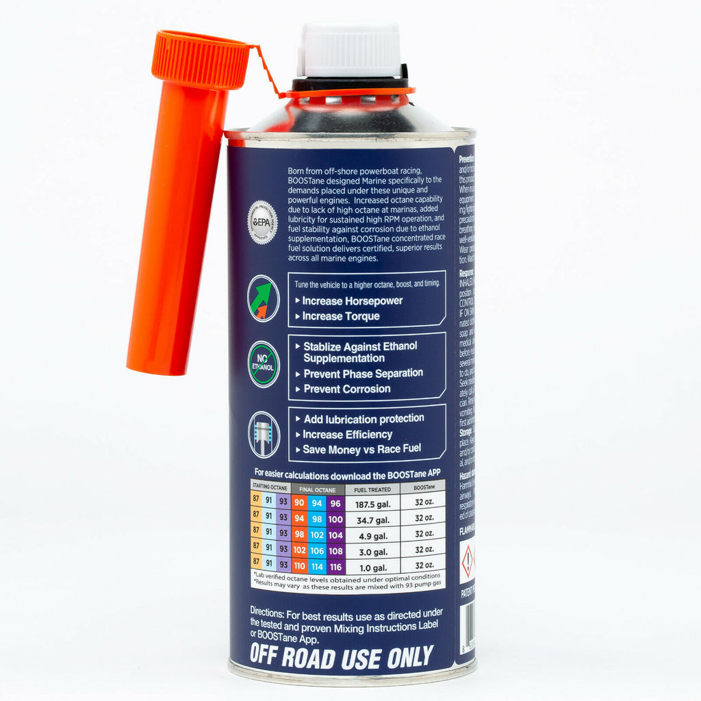 BOOSTane Marine 32oz Octane Booster Fuel Additive 116 Oct (Authorized