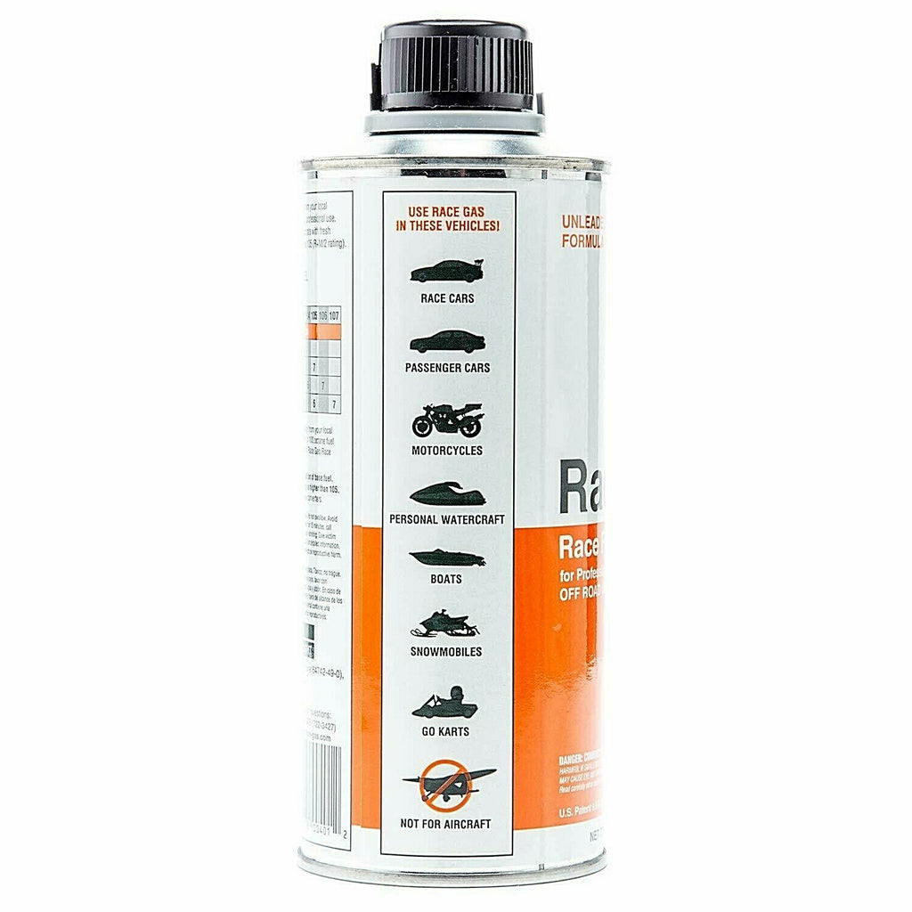 Race-Gas ULTRA Race Fuel Concentrate - 32oz Can For Performance Engine Boost