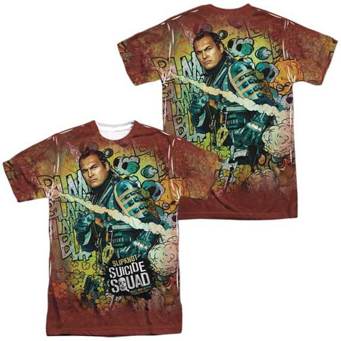 Suicide Squad SLIPKNOT PSYCHEDELIC CARTOON MENS SUBLIMATED TEE
